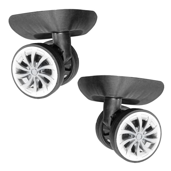 2 Pcs Luggage Replacement Wheels, Swivel Luggage Suitcase Wheels, Plastic Travel Suitcase Wheels, Universal Fit for Suitcases