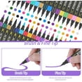 thumbnail image 4 of 12Acrylic Paint Pens for Rock Painting,Acrylic Markers Paint Markers for Glass Stone Wood Ceramic,Dual Tip Acrylic Pens with Fine and Brush Tip for Adults Kids, 4 of 6