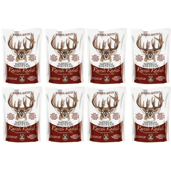 Whitetail Institute Imperial Ravish Radish - 20 lbs. - Carton of 8, 2.5 lb. Bags