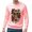 Pink-1, variant on Halloween Sweatshirts for Men Long Sleeve Casual Crewneck Bloom Skull Graphic Sweatshirt Pullover Tops