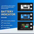 thumbnail image 6 of LCD Liquid Crystal 8-100V Voltmeter Battery Car Power Detection Digital Lithium Battery Capacity Display Module,C, 6 of 8