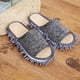 thumbnail image 1 of Tamaño 35 para limpiar el suelo microfibra chenilla extraíble perezoso piso fregona zapatillas de los hombres y las mujeres de barrido en casa en silencio, 1 of 4