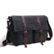thumbnail image 3 of Mujeres Hombres Bolsa de Hombro Cámara Libro Bolera Cartera Almacenamiento Crossbody Pack Amplio Capacidad Camping Flap Messenger Bolso Bolsillos múltiples Negro Grande Methold AP004585-09, 3 of 6