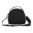 thumbnail image 4 of Unique Bargains 1 Pc Portable Semi-circular Lunch Tote for Work 9.45"x6.3"x8.27" Black, 4 of 5
