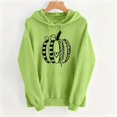 thumbnail image 3 of TKLPEHG Womans Thanksgiving Sweatshirts Fall Fashion Pumpkin Graphic Hoodies Long Sleeve Hooded Drawstring Casual Pullover with Pocket (Green,L), 3 of 6