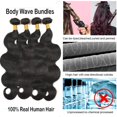 thumbnail image 3 of Hair Bundles Lockoe 12A, cabello humano, ondulado, 4 paquetes, 400 g, 3 of 8