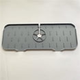thumbnail image 4 of 2 alfombrillas de silicona para grifo de cocina, alfombrilla para grifo de cocina, protector contra salpicaduras lavable para fregadero de cocina, alfombrilla de silicona para cocina con drenaje, 4 of 5