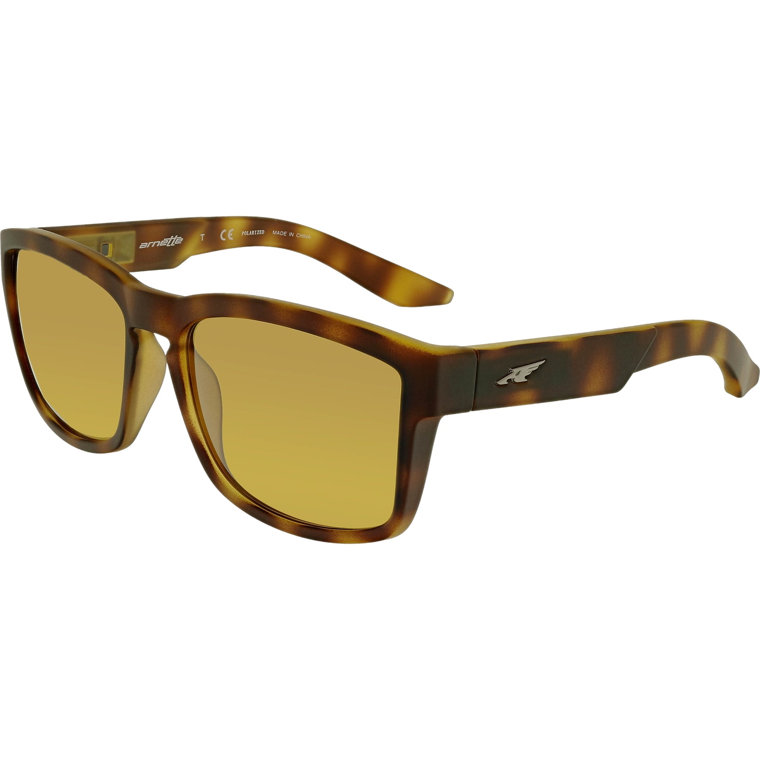 Men's Polarized Turf AN422021528357 Brown Square Sunglasses