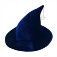 thumbnail image 6 of DuoJiaJ Womens Star Pendant Witch Hat, Wizard Cap Party Dress Up Blue Sizes One Size, 6 of 6
