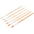 thumbnail image 4 of Juego de pinceles para pintura al óleo, pinceles para pintar al óleo, pinceles para pintar con pelo de nailon, pinceles con mango de madera, 6 uds., juego de pinceles para pintar ANGGREK Otros, 4 of 8