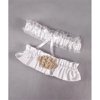 Beverly Clark The Luxe Collection Wedding Garter Set White Bridal Garter