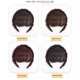 thumbnail image 2 of Fishbone Braid Headband Wig Bangs with Sideburns - Natural Black, Brown Black, Dark Brown, Light Brown - Lightweight & Realistic Hair Extension, 2 of 7
