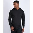 thumbnail image 2 of Real Essentials 3 Pack: Men's Mesh Long Sleeve Athletic Pullover Hoodie Sweatshirt Pockets UPF 50+ (Available In Big & Tall), 2 of 5