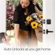 thumbnail image 3 of Smart Lock August Home Matte Black Wifi con teclado inteligente, 3 of 6