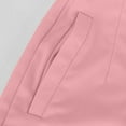 thumbnail image 5 of SELONE Pink Capri Pants for Women Plus Size Mid Waist Lounge Pants with Pockets Trouser Pants Casual Beach Pants Pull on Solid Soft Tapered Lightweight Comfortable L Breathable Summer Clothes, 5 of 6