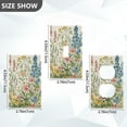 thumbnail image 7 of Yayeee Blank Wall Plate Cover 1-Gang 4.5"x2.7" Home Unused Decorative Outlet, Colorful Wildflowers, 7 of 7