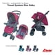 thumbnail image 2 of Carriola Reversible D'Bebe reversible,charola,portabebe,travel system Rosa, 2 of 6
