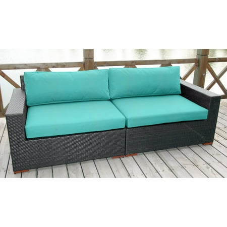 Nevis Sofa - Blue - Canvas Aruba Sunbrel