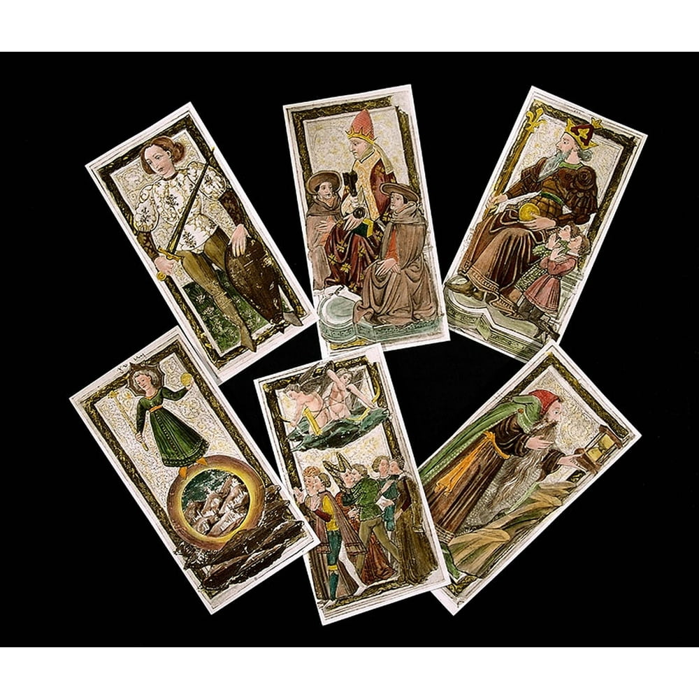 French Art Tarot Cards 15Th Century Private Collection C662 Art France