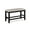 Gray, variant on Brown espresso finish - footrest included - Add a touch of elegance to your modern dining area