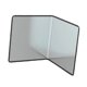thumbnail image 4 of Protector de grasa, protector de acero inoxidable antiadherente, protector de aceite, protector plegable para 80 cm x 40 cm, 4 of 9