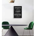 thumbnail image 4 of Motivational Canvas Wall Art Inspirational Painting Inspirational Entrepreneur Quotes Success Noun Leader Noun Persistence Noun Poster Print Artwork Home Office Decor Framed 12x18, 4 of 6