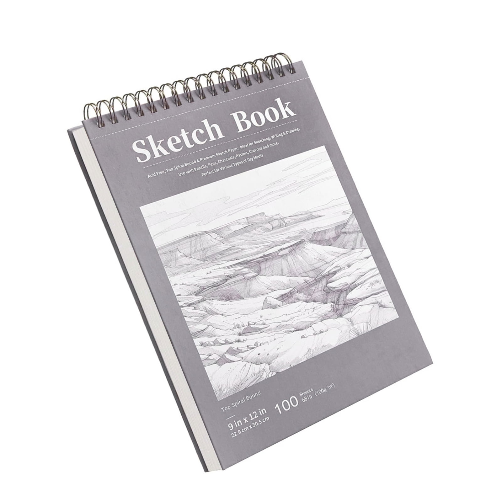 Art Sketchbooks Smooth Paper Not Bleed Drawing Book Light Weight Strong Binding Friendly Materials Art Pad For Artist