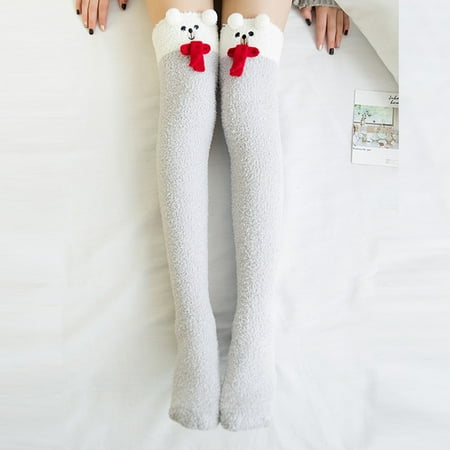 

VBXOAE Women s Socks Thick Heavy Winter Warm Cute Fuzzy Floor Sock