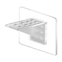 1 Piece Plastic Shelf Support Peg,Adhesive Shelf Bracket,Self Adhesive Bracket,Shelf Support Nails,Partition Pin for Furniture Kitchen Cabinet Book Shelves Closet Brackets Clapboard Layer(7x7cm)