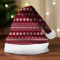 thumbnail image 2 of Christmas Hats For Kids Samta Hat Unisex Classic Santa Claus Hat Winter Party Favors Holiday Hat, 2 of 4