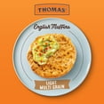 thumbnail image 3 of Thomas' Light Multi-Grain English Muffins, 6 count, 100 Calories English Muffins, 12 oz Tray, 3 of 8