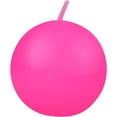 thumbnail image 1 of Zest Candle 6-Piece Ball Candles, 3-Inch, Hot Pink, 1 of 8