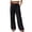 Black #23, variant on Linen Pants Women Drawstring Wide Leg Pant 2026 Oversized Vacation Slacks Loose Fit Lightweight Casual Trousers with Pockets Green L
