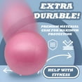 thumbnail image 6 of BESTSKY Exercise Ball,5.91in Yoga Ball For Pregnancy,Anti-Slip Workout Ball,Pink, 6 of 7