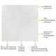 thumbnail image 5 of piso porcelanato alhena bianco 60 x 60 cm blanco tipo mármol caja con 1.44 m2, 5 of 7