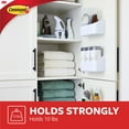 thumbnail image 6 of Command Heavyweight Large Caddy, Hangs up to 10lbs, White, Home Organizer, 1 Caddy, 6 of 11