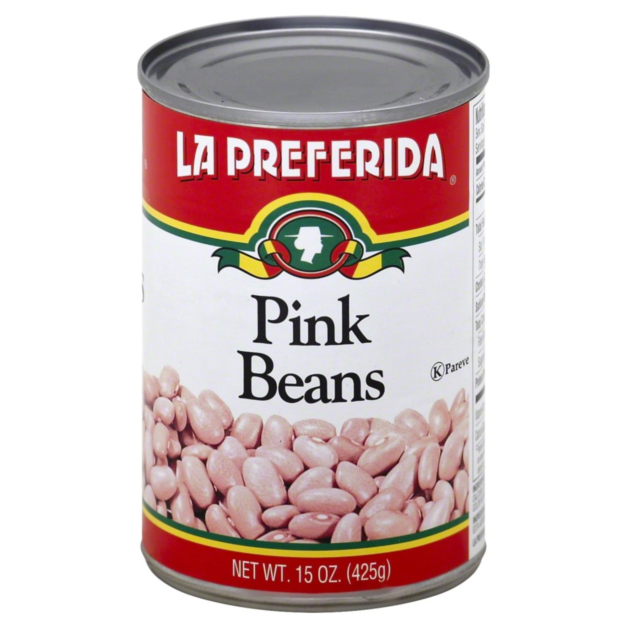 (12 Pack) La Preferida, Pink Beans, Canned Beans, 15 oz