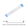 thumbnail image 4 of Uxcell 2.36'' 18 Pins FFC FPC Flat Flexible Cable(A Type) for LCD Laptop Plastic White 10pcs, 4 of 5