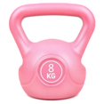 thumbnail image 1 of Kettlebell recubierto de goma Pesas de múltiple Yoga Kettle Campana Fuerza Traning Gimnasio en casa Fitness en interiores 8kg Macarena Kettlebells pesa pesas, 1 of 7