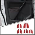 thumbnail image 4 of Cubierta del panel de la puerta interior yeacher para Ford Ranger 2015-2022 accesorios color rojo, 4 of 5