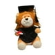 thumbnail image 5 of Muñeco de peluche de león de graduación con sombreros, suministros para figuras de animales de peluche para tu Negro, 5 of 9