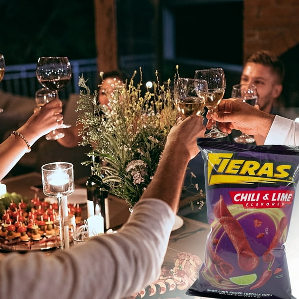 Spicy Chili Corn Chips | Low-fat snack chips for catering