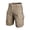 Khaki, variant on Wancir Mens Casual Cargo Shorts - Cotton Drawstring Stretch Summer Beach Shorts Twill Chino Short with Pockets