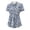 C-Blue387, variant on DHFJKG Polo Shirts For Women Short Sleeve Leopard Printed Regular Fit Summer Top Comfortable Daily Wear Graphic Tee Versatile Tops