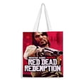 thumbnail image 1 of Red Dead Redemption Bolso de tela con estampado de lienzo para mujer, bolsa de compras reutilizable y estética, con cremallera interior, regalo para mujer,38*45cm., 1 of 6
