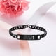 thumbnail image 1 of Pulsera de cadena con eslabones para hombre, regalos de joyería, pulsera de metal, pulsera de acero inoxidable de moda para hombres para el día negro, 1 of 10