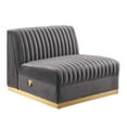 thumbnail image 5 of Sanguine Channel Tufted Performance Velvet 6-Piece Modular Sectional Sofa-EEI-5841-DUS, 5 of 6