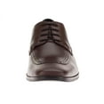 thumbnail image 2 of Mens Nico Brown Leather Oxford Dress Shoe DTI DARYA TRADING, 2 of 7