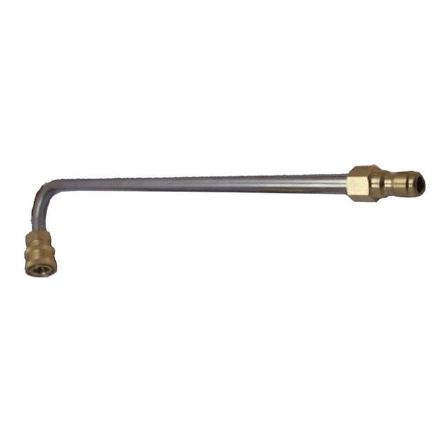 HAMPPLIES Rallonge de Laveuse à Pression 1Pcs Courbée Dorée en Acier Inoxydable pour Nettoyage de Voiture et Appareils Ménagers 13.8 Po