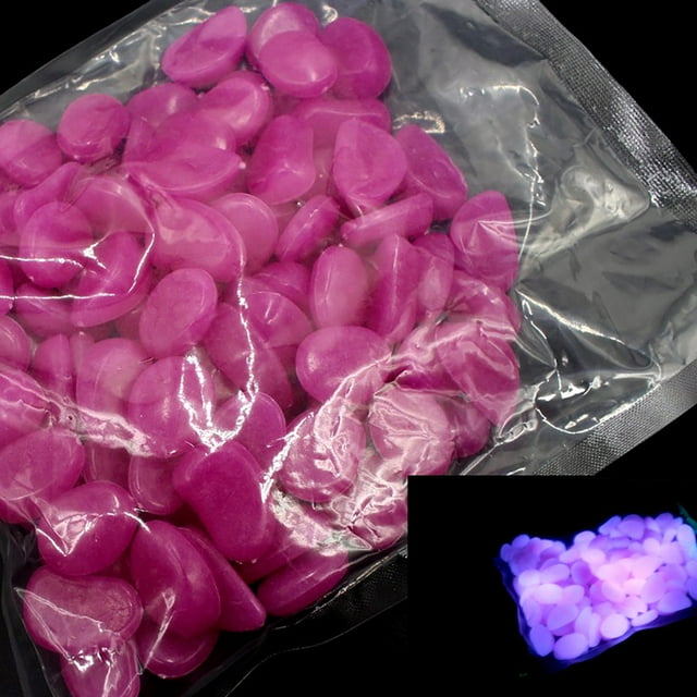 mtvxesu Fish Tank Decor 100PCS in the Dark Stone Luminous Sea Aquarium Fish Tank Decor Sale